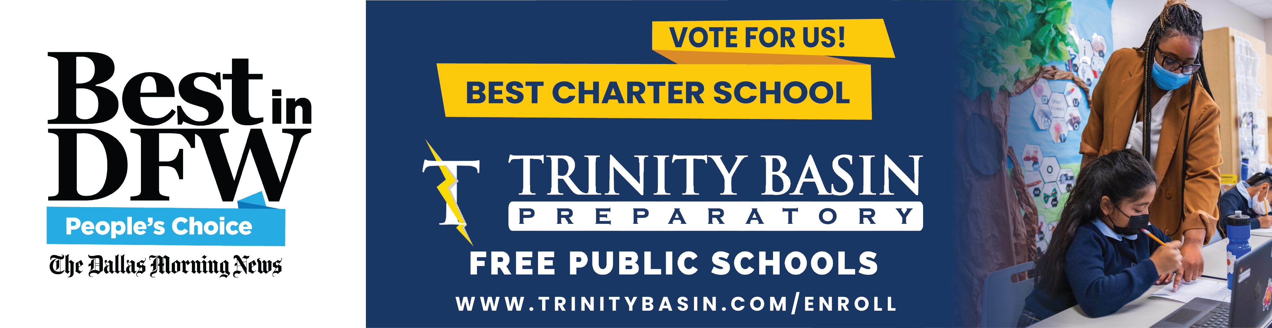 Vote For Us! Dallas Morning News Best Charter School!